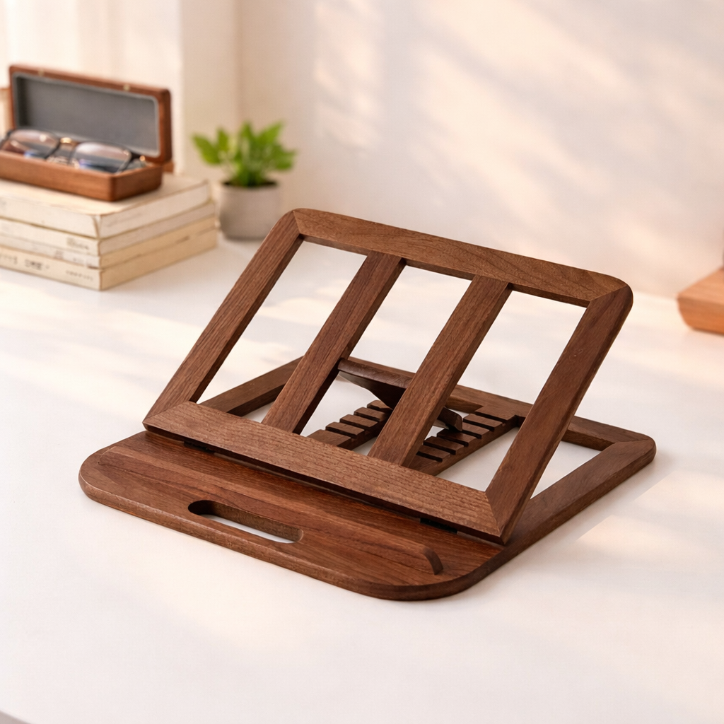 Wooden Adjustable Laptop Stand