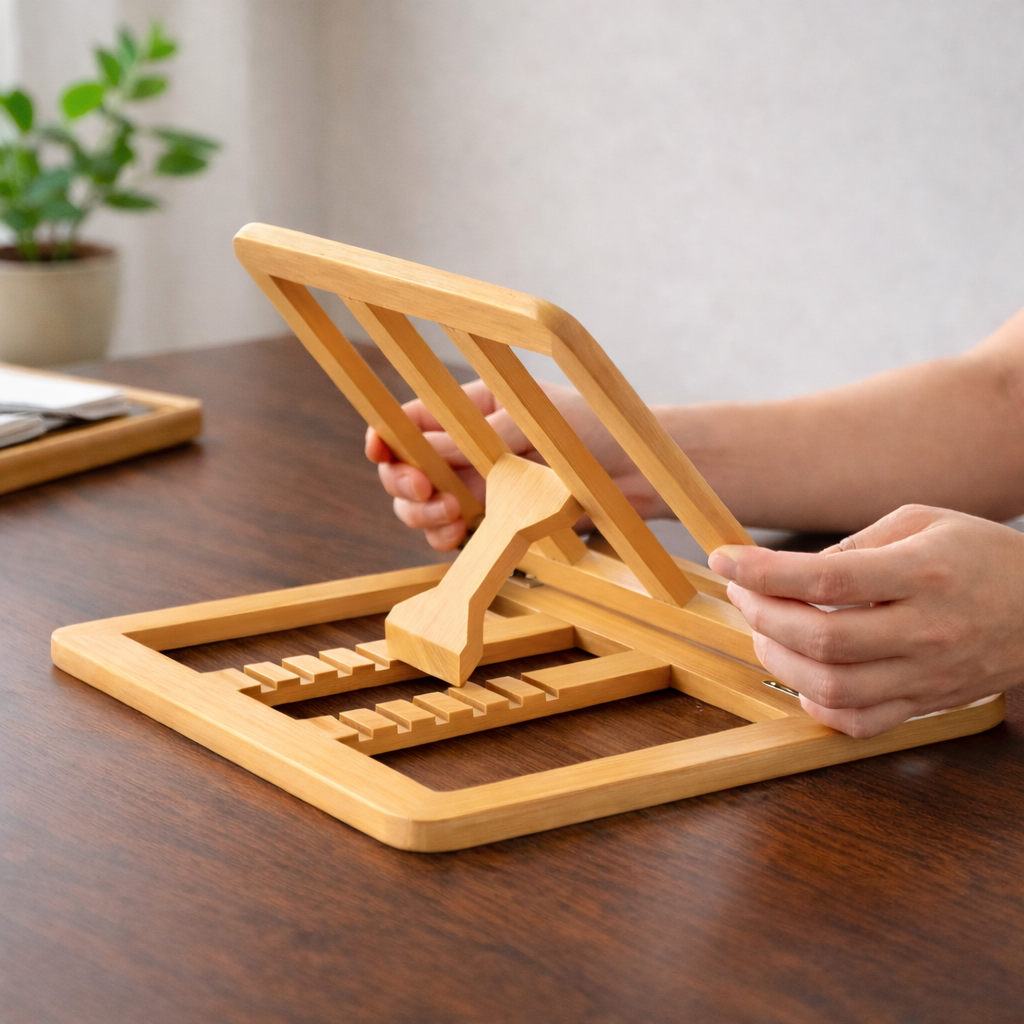 Wooden Adjustable Laptop Stand