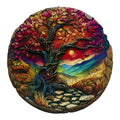 Wooden Puzzles for Adults – Colorful Tree of Life with Unique Animal Pieces