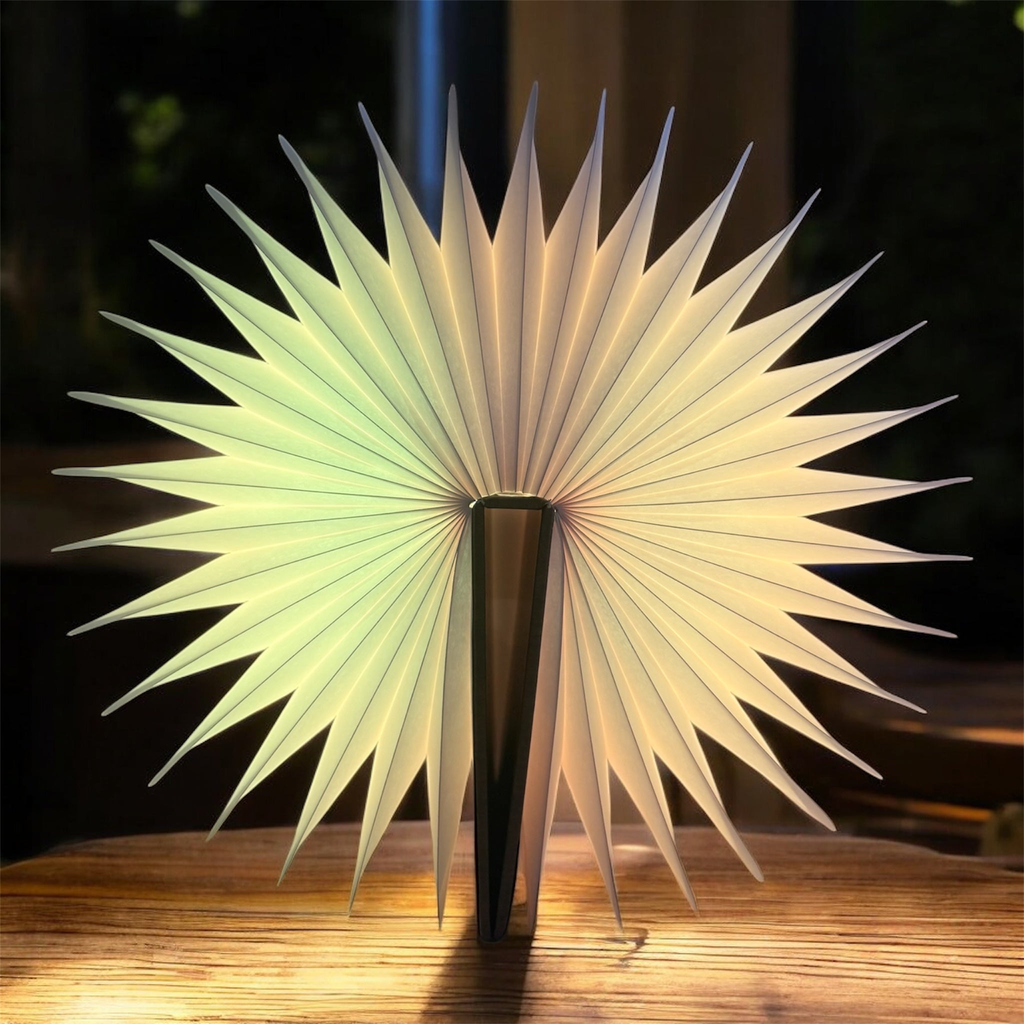 Wooden LED Book Lamp – Warm Light & 7-Color RGB Folding Night Lamp