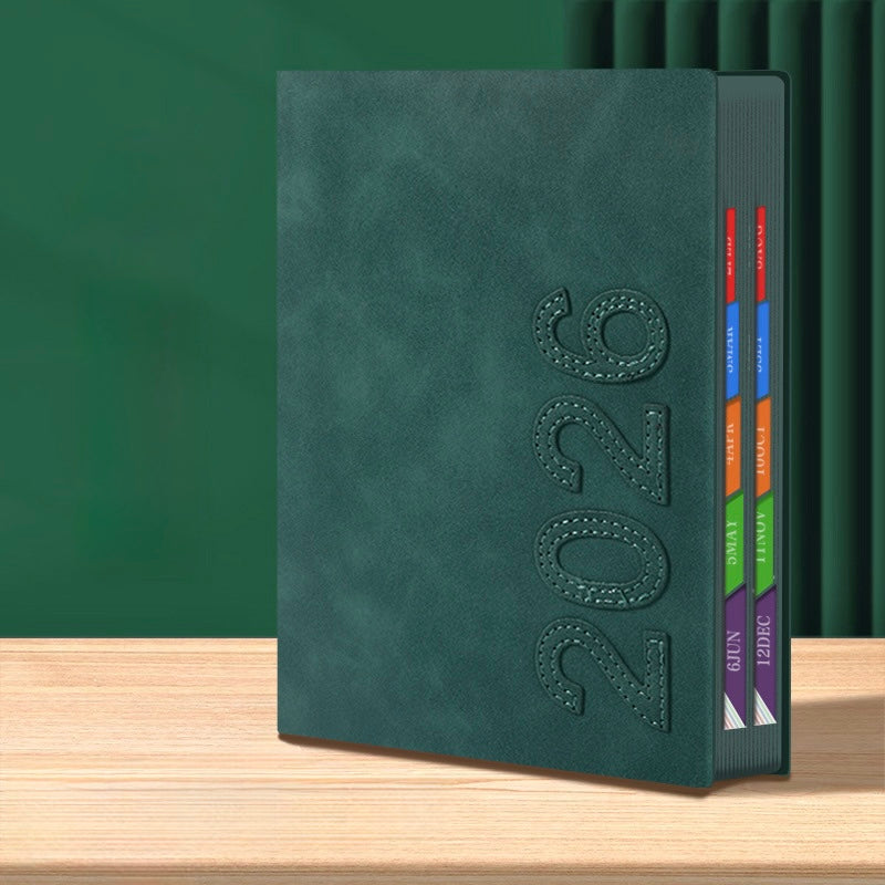 A5 2026 Premium Planner – Weekly & Monthly Layout, Soft Touch Cover